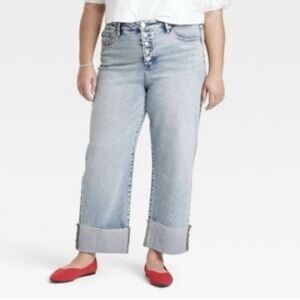 Ava & Viv Light Blue Straight Leg Jeans